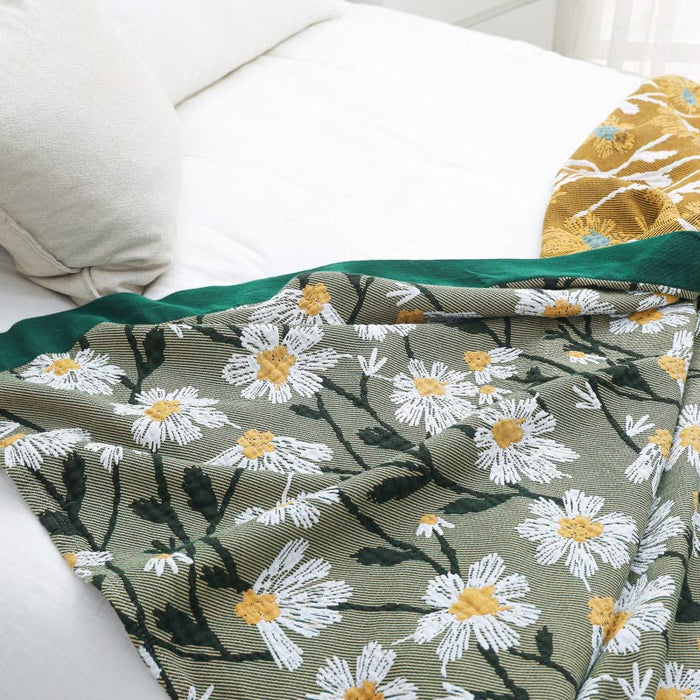 Ownkoti Daisy Print Cotton Soft Reversible Quilt - image 7