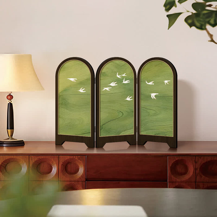 Ownkoti Desktop Rural Style Foldable Screen Ornament - image 1