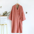 Ownkoti Floral Cotton Comfy Loose Bathrobe Pajama