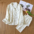 Ownkoti Floral Cotton Double Gauze Pajama Set