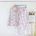 Floral Tulip Cotton Gauze Pajama Set - XL - image 0