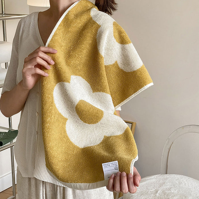 Ownkoti Flower Breathable Cotton Soft Towel