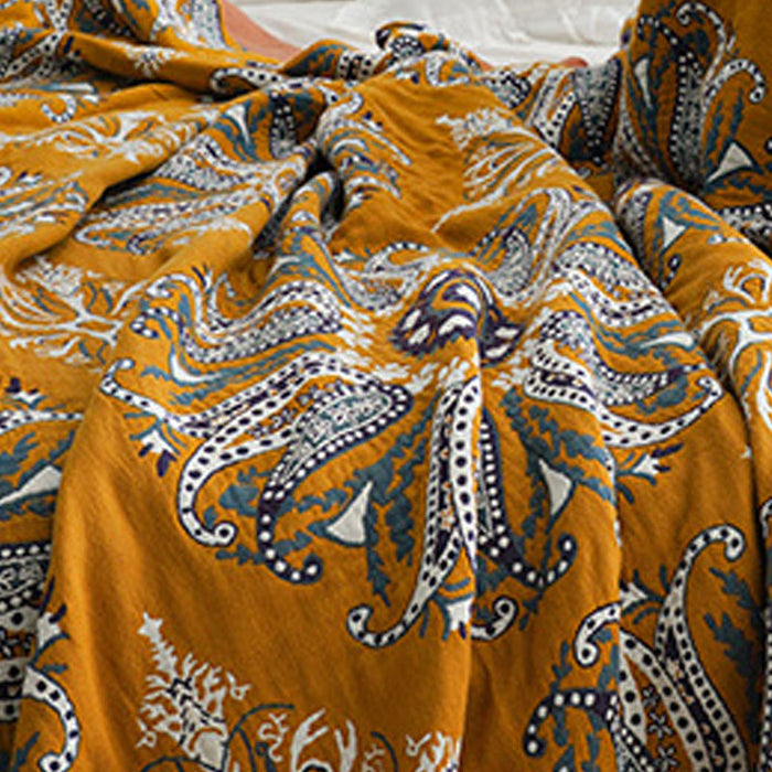 Ownkoti Flower Cotton Gauze Quilt Reversible Blanket - image 6
