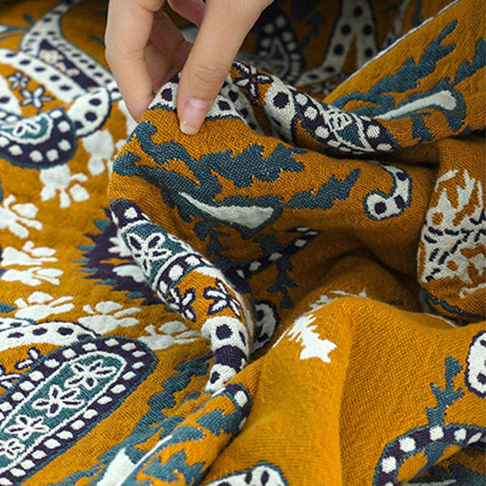 Ownkoti Flower Cotton Gauze Quilt Reversible Blanket - image 7