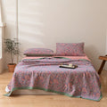 Ownkoti Flower Jacquard Cotton Gauze Reversible Quilt