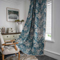 Flower Oil Painting Style Tassel Curtain