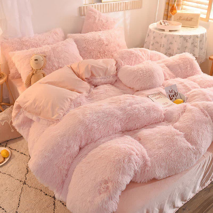 Ownkoti Fluffly Bedding Set Duvet Cover & Pillowcase