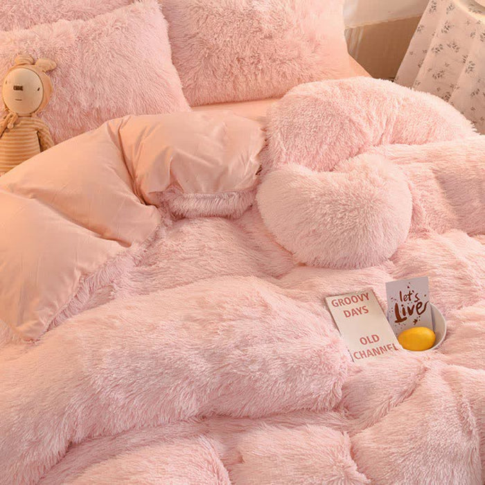 Ownkoti Fluffly Bedding Set Duvet Cover & Pillowcase