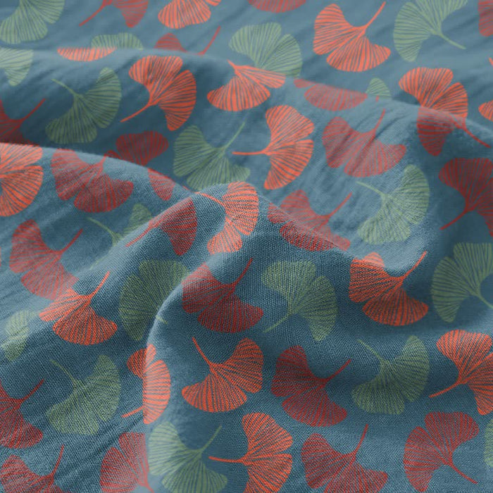Ownkoti Ginkgo Biloba Cotton Gauze Japanese Robe - image 2