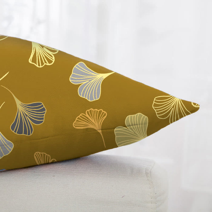 Ownkoti Ginkgo Biloba Cotton Jacquard Square Pillowcases(2PCS) - image 2