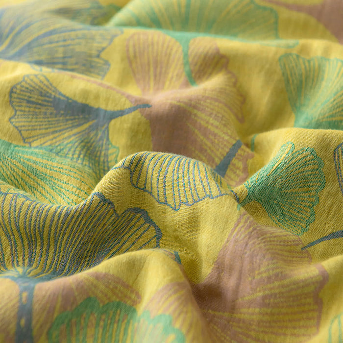 Ownkoti Ginkgo Leaf Cotton Gauze Elegant Bedding  - image 5