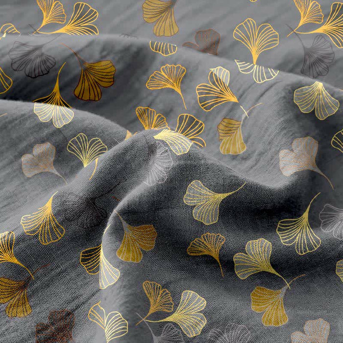Ownkoti Ginkgo Reversible Cotton Gauze Jacquard Bedspread - image 3