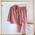Ownkoti Gourd Cotton Long Sleeves Pajama Set - Pink - Women XL - image 0