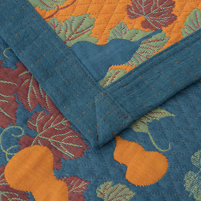 Ownkoti Gourd Pattern Cotton Yarn-dyed Quilt