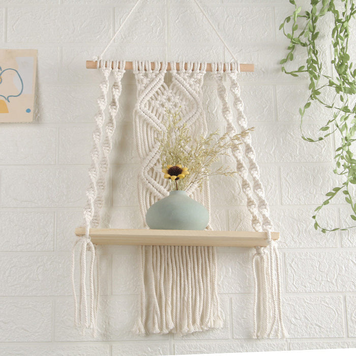 Hand Woven Cotton Tapestry Plant Holder