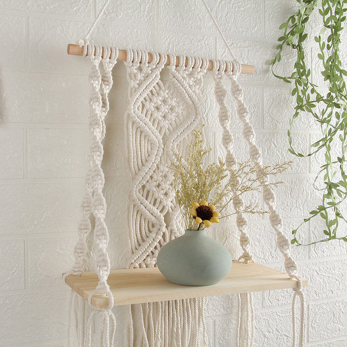 Hand Woven Cotton Tapestry Plant Holder