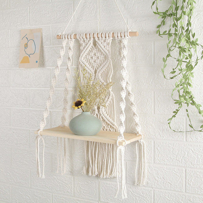 Hand Woven Cotton Tapestry Plant Holder
