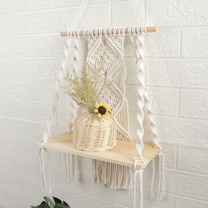 Hand Woven Cotton Tapestry Plant Holder