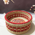 Ownkoti Handmade Hemp Rope Tabletop Storage Basket - 9.84"W x 9.84"L x 4.33"H - image 0