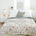Hawthorn Tree Bird Cotton Reversible Quilt Quilts Ownkoti main