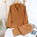 Ownkoti Jacquard Daisy Pure Cotton Loungewear Set