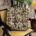 Ownkoti Jacquard Floral Soft Seating Cushion