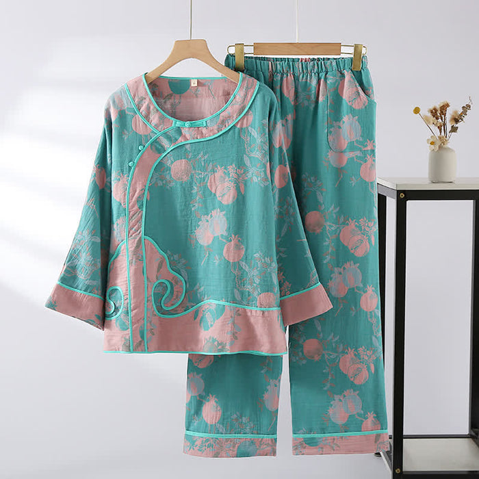 Blue Green & Pink / M