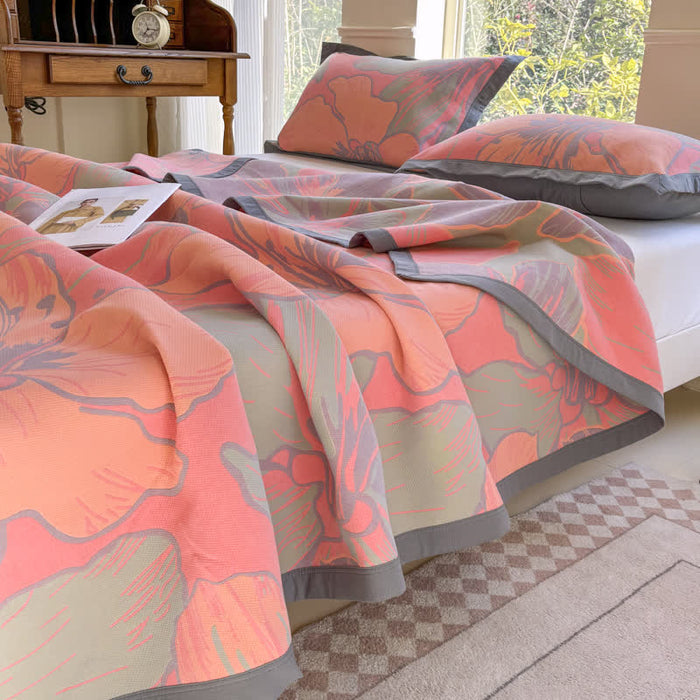 Ownkoti Lightweight Pure Cotton Bright Floral Quilt - image 2
