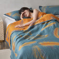 Ownkoti Luxurious Feather Cotton Gauze Breathable Quilt