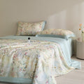 Ownkoti Luxurious Floral Lyocell Fiber Summer Silky Quilt