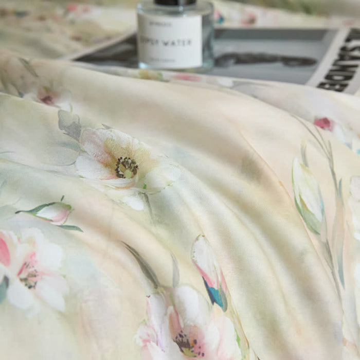 Ownkoti Luxurious Floral Lyocell Fiber Summer Silky Quilt