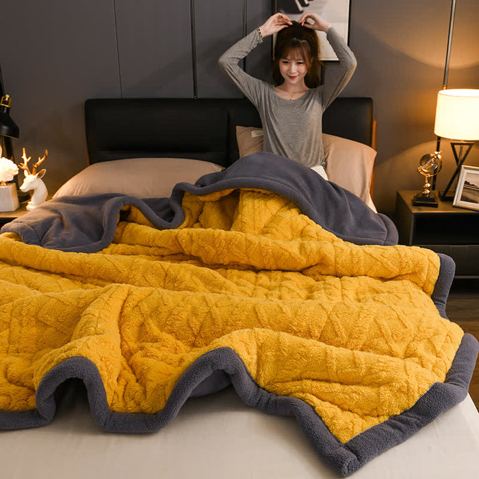 Ownkoti Luxurious Thick Warm Fleece Throw Blanket