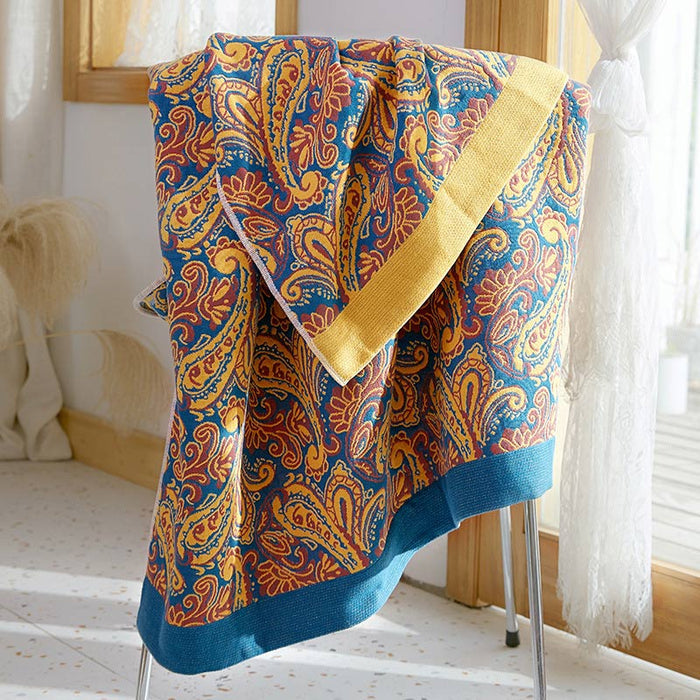 Mixed Color Reversible Gauze Bath Towel