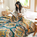 Ownkoti Multicolor Cotton Reversible Design Lightweight Quilt - As Picture - King - image 1