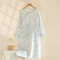 Ownkoti Oriental Rabbit Bamboo Cotton Gauze Nightdress