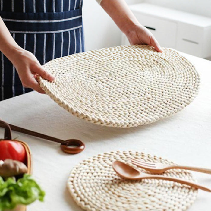 Oval Woven Placemats Table Mats (2PCS)