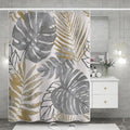 Ownkoti Pastoral Monstera Deliciosa Anti-mildew Shower Curtain - 94"W x 79"L - image 0