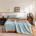 Ownkoti Polka Dot Print Double-layer Cotton Summer Quilt