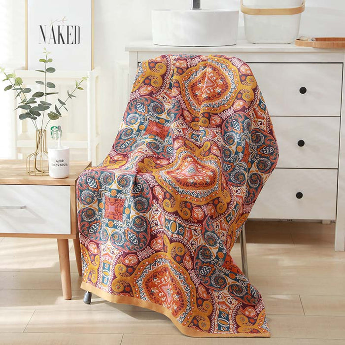 Printed Reversible Beach Towel Bath Towel