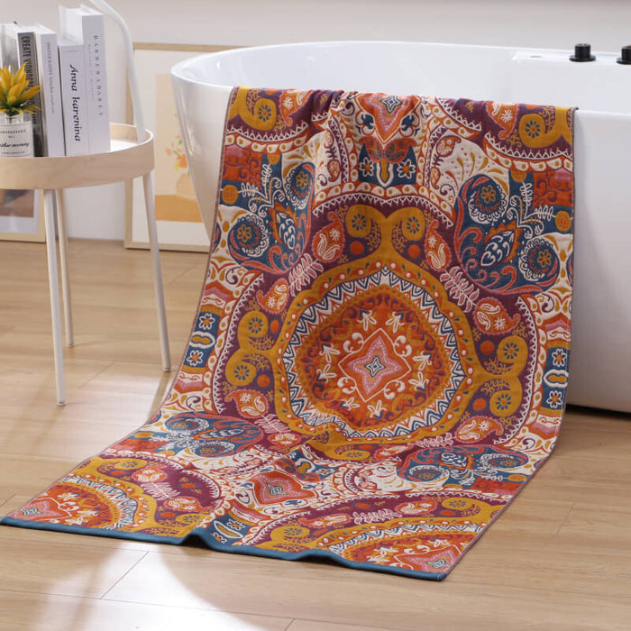 Printed Reversible Beach Towel Bath Towel