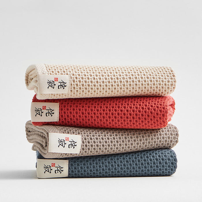 Pure Cotton Drying Dish Towel (4PCS)