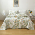 Ownkoti Pure Cotton Rustic Tree Quilted Bedding