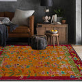 Ownkoti Retro Garden Foldable Anti-slip Area Rug