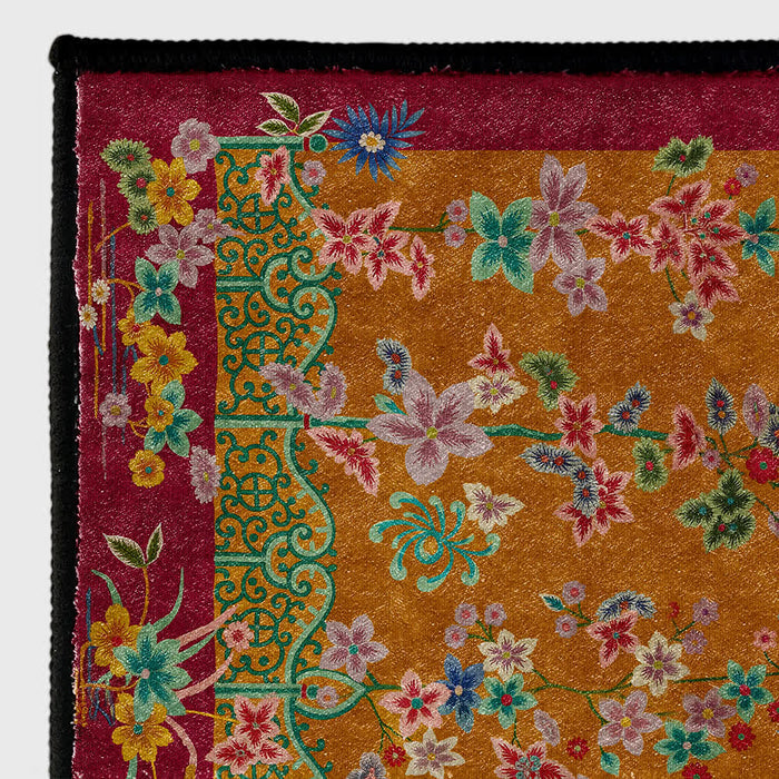 Ownkoti Retro Garden Foldable Anti-slip Area Rug