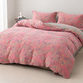 Ownkoti Reversible Cotton Gauze Pastoral Bedding Set (4PCS)