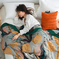 Ownkoti Reversible Design Cotton Fruit Quilt Lightweight - As Picture - King - image 0