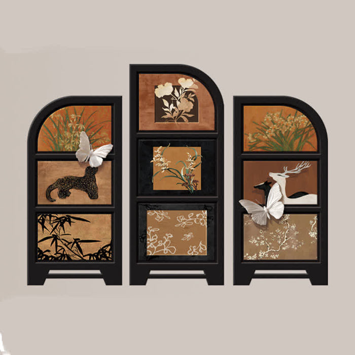 Ownkoti Rural Retro Foldable Screen Desktop Ornament - image 2