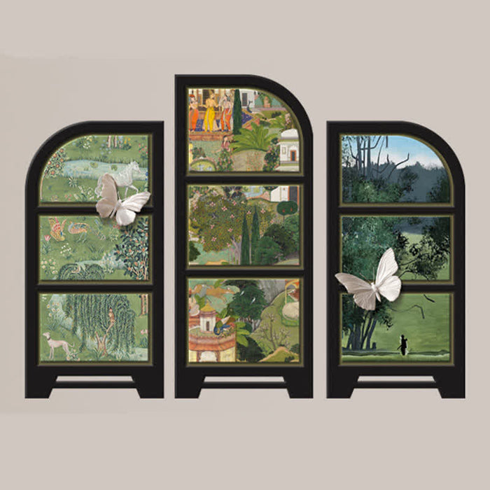 Ownkoti Rural Retro Foldable Screen Desktop Ornament - image 7