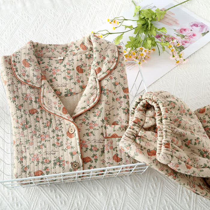 Ownkoti Rural Rose Air Cotton Loungewear Set
