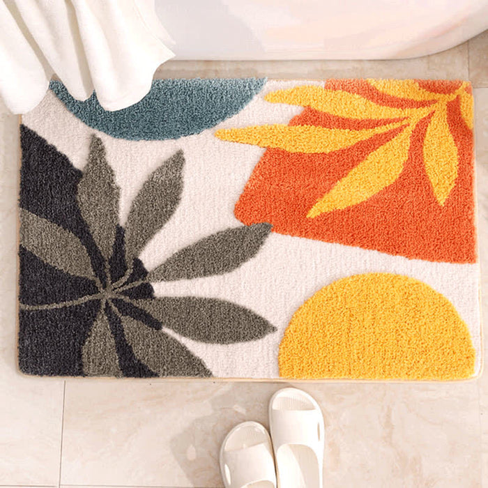 Ownkoti Rural Water Absorbent Non-slip Bath Mat